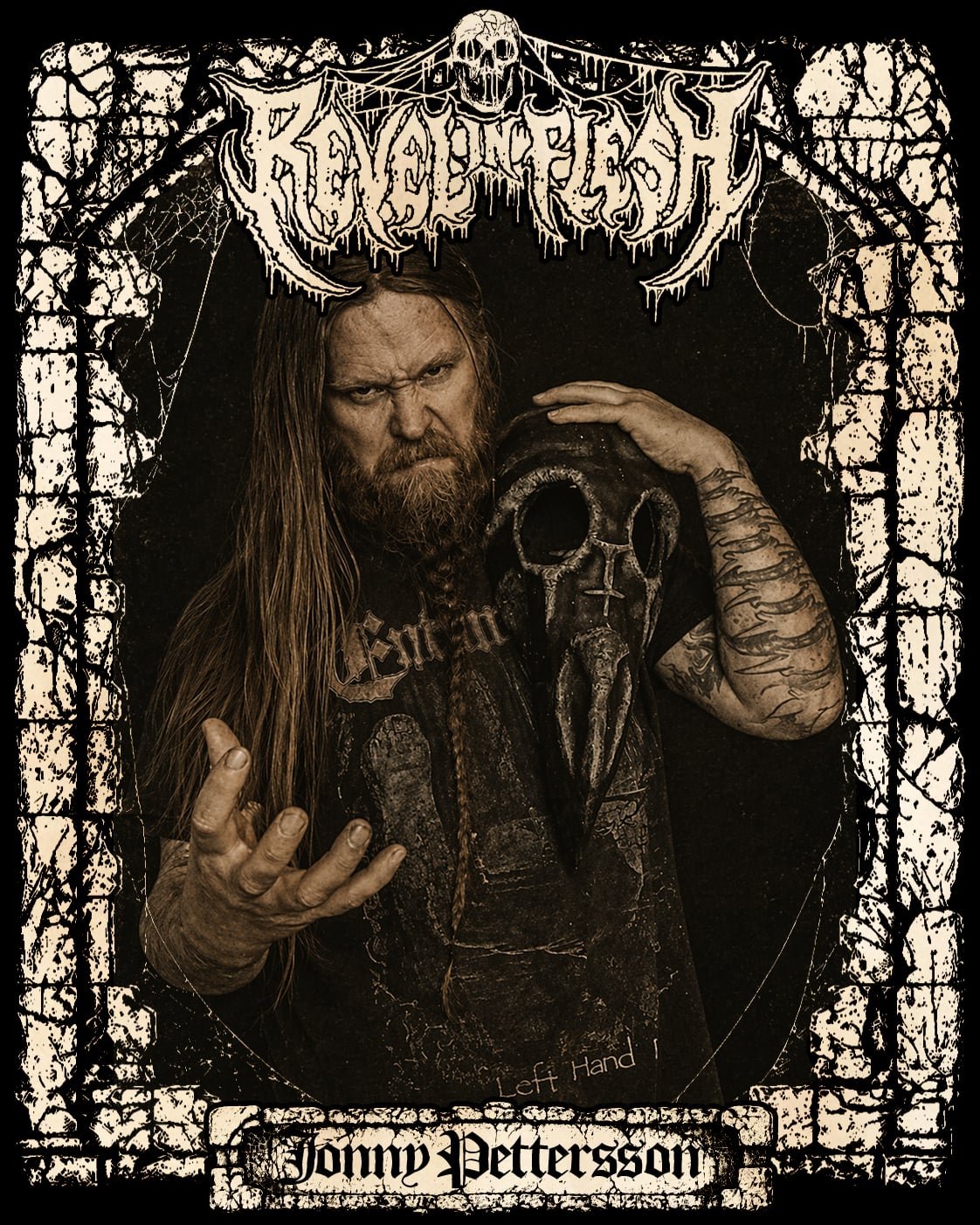 Jonny Pettersson é o novo integrante da banda REVEL IN FLESH